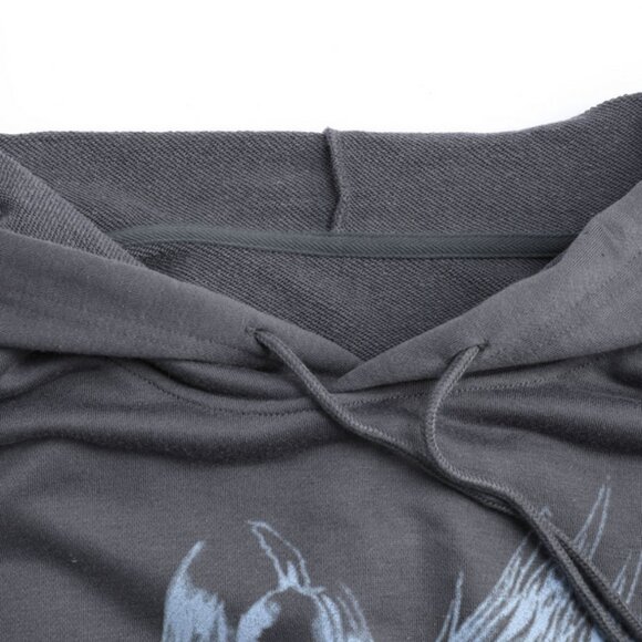 NWT Cider Angel Graphic Pattern Oversized Hoodie L - Picture 3 of 13